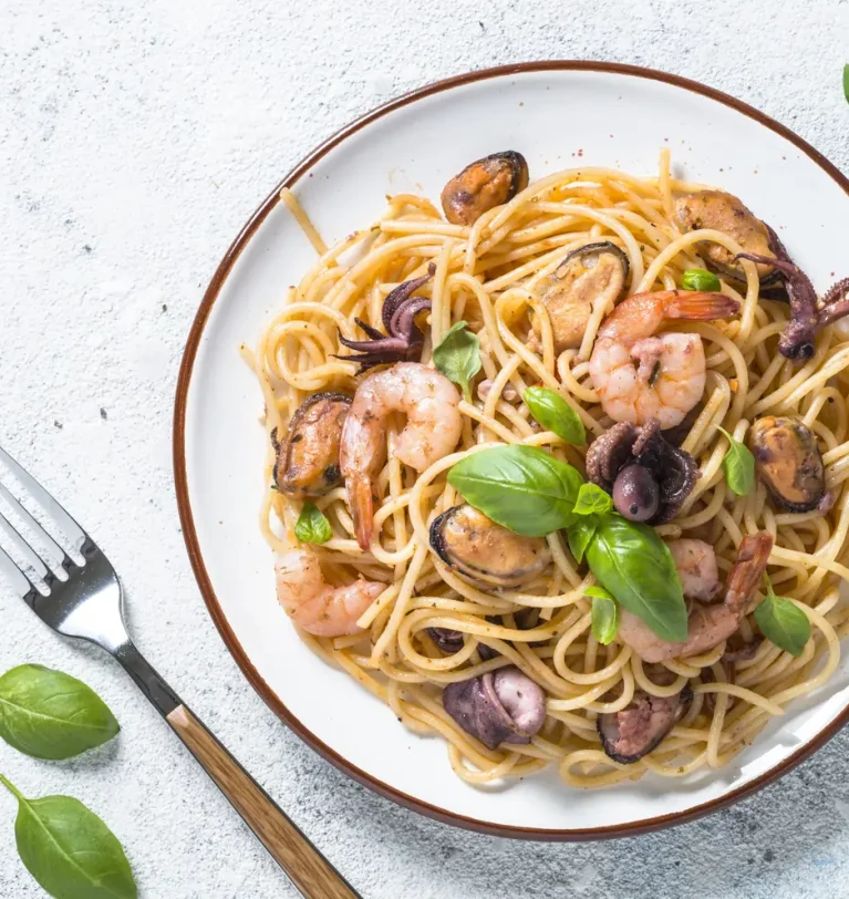 Spaghettis aux Fruits de Mer